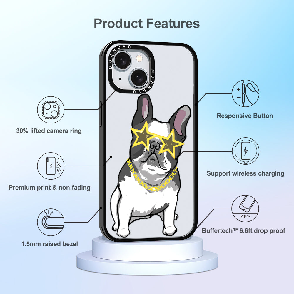 Cool French Bulldog Phone Case - iPhone 15 Plus Case - MOSNOVO