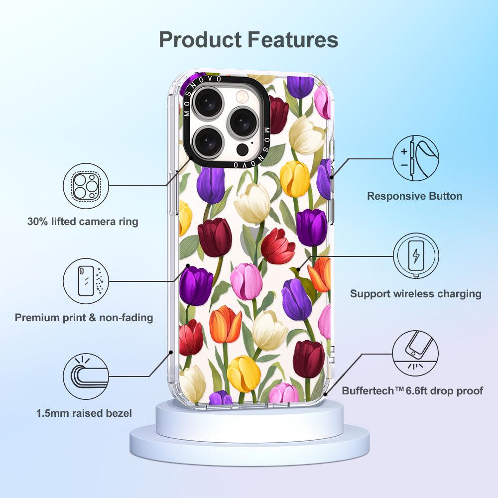 Tulip Phone Case - iPhone 15 Pro Max Case - MOSNOVO