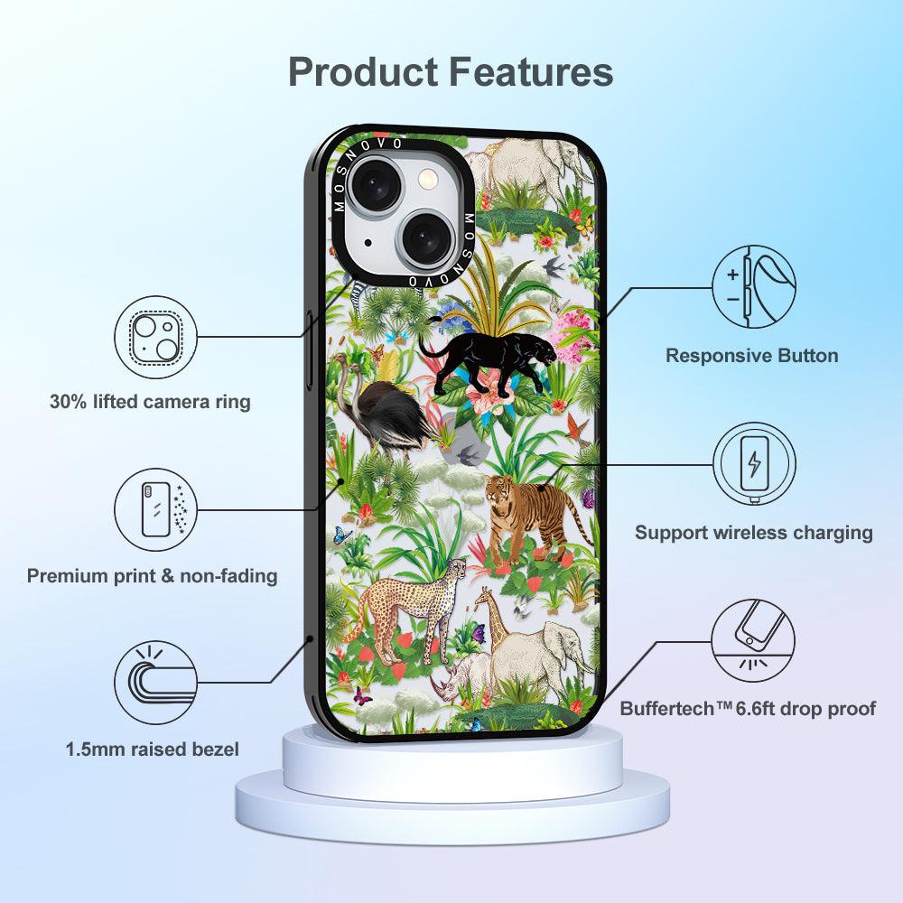 Wildlife Phone Case - iPhone 15 Plus Case - MOSNOVO