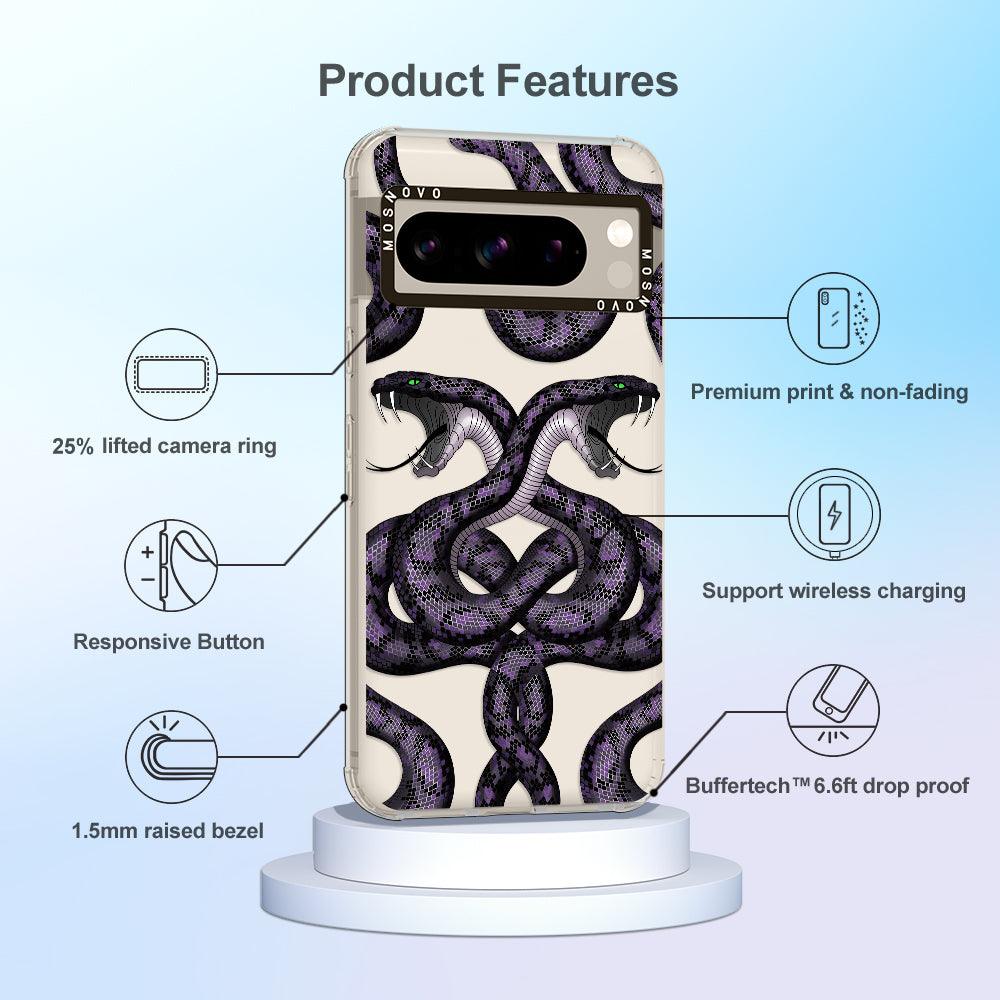 Mystery Snake Phone Case - Google Pixel 8 Pro Case - MOSNOVO