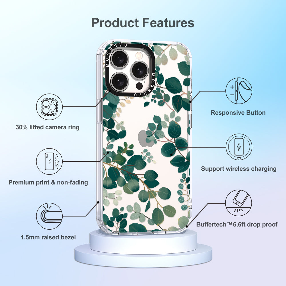 Eucalyptus Phone Case - iPhone 15 Pro Max Case - MOSNOVO