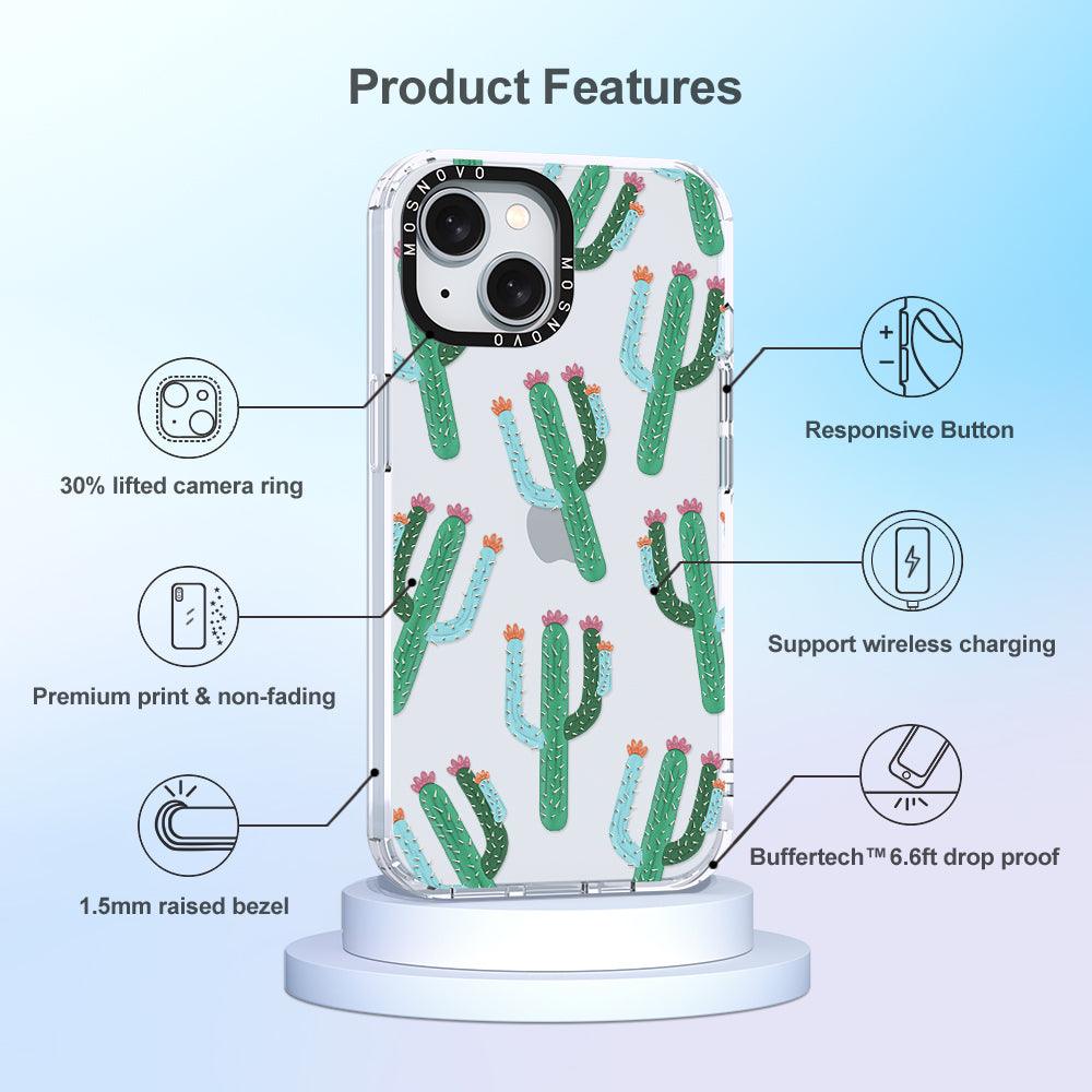 Cactus Phone Case - iPhone 15 Plus Case - MOSNOVO