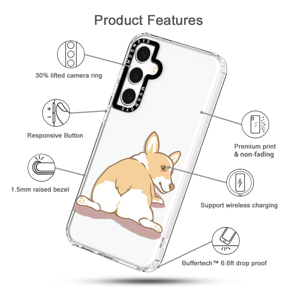 Corgi Butt Phone Case - Samsung Galaxy S23 FE Case