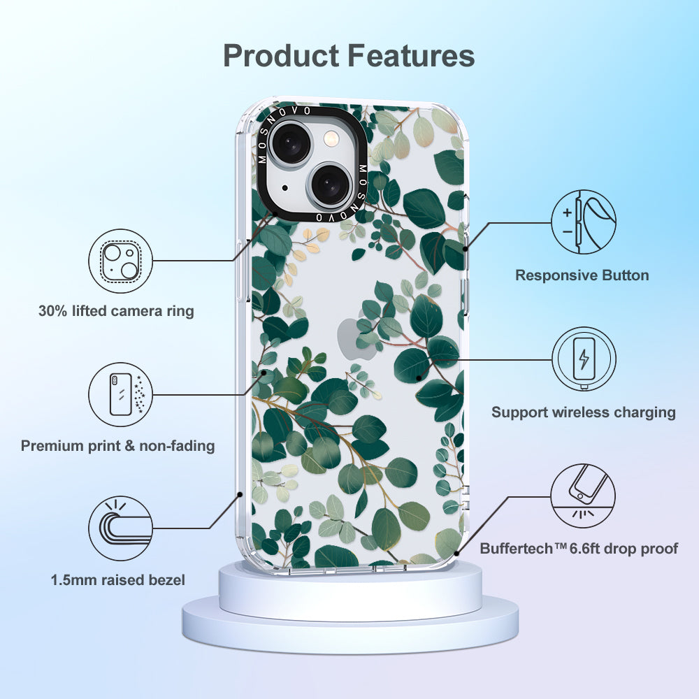 Eucalyptus Phone Case - iPhone 15 Case - MOSNOVO