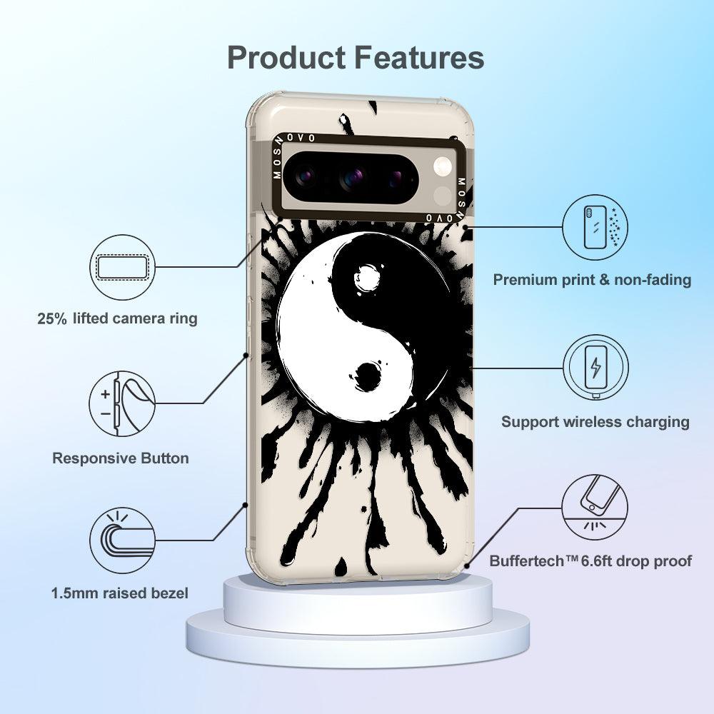 Ying Yang Phone Case - Google Pixel 8 Pro Case - MOSNOVO