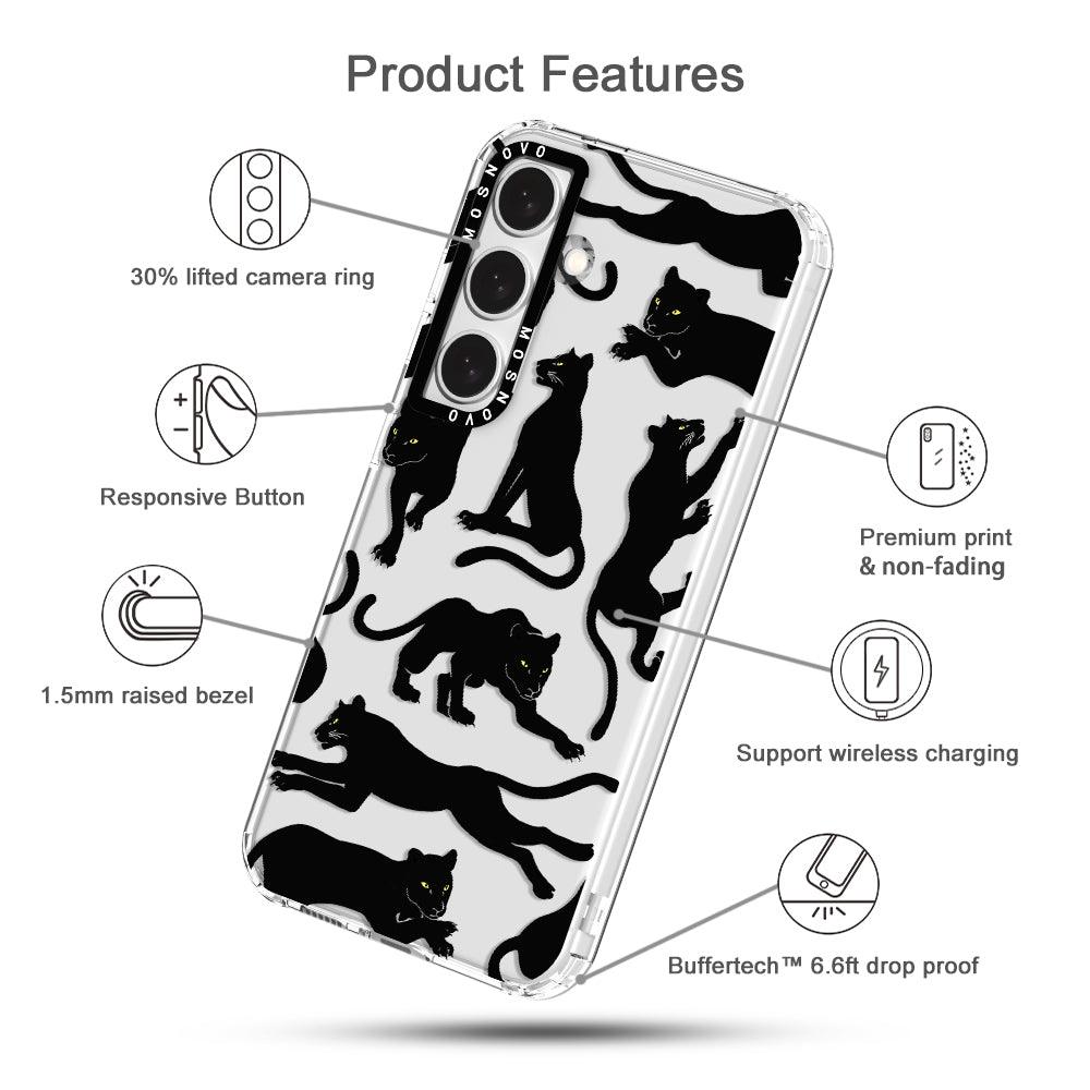 Black Panther Phone Case - Samsung Galaxy S24 Plus Case