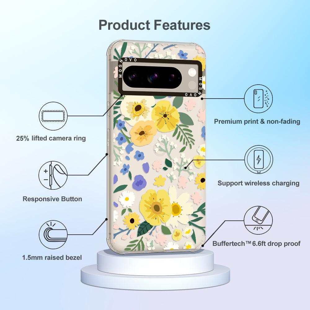 Spring Wild Floral Phone Case - Google Pixel 8 Pro Case - MOSNOVO