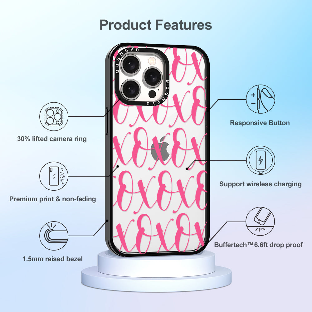 XOXO Phone Case - iPhone 15 Pro Max Case - MOSNOVO