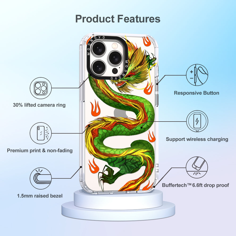 Dragon Phone Case - iPhone 15 Pro Max Case - MOSNOVO