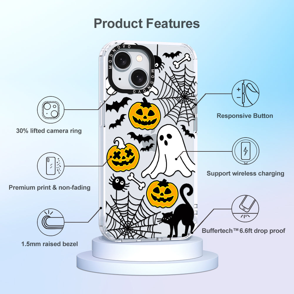 Halloween Pumpkin Phone Case - iPhone 15 Case - MOSNOVO