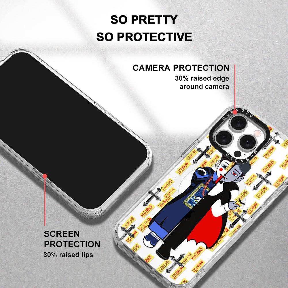 Vampire Vs Jiangshi Phone Case - iPhone 15 Pro Max Case - MOSNOVO