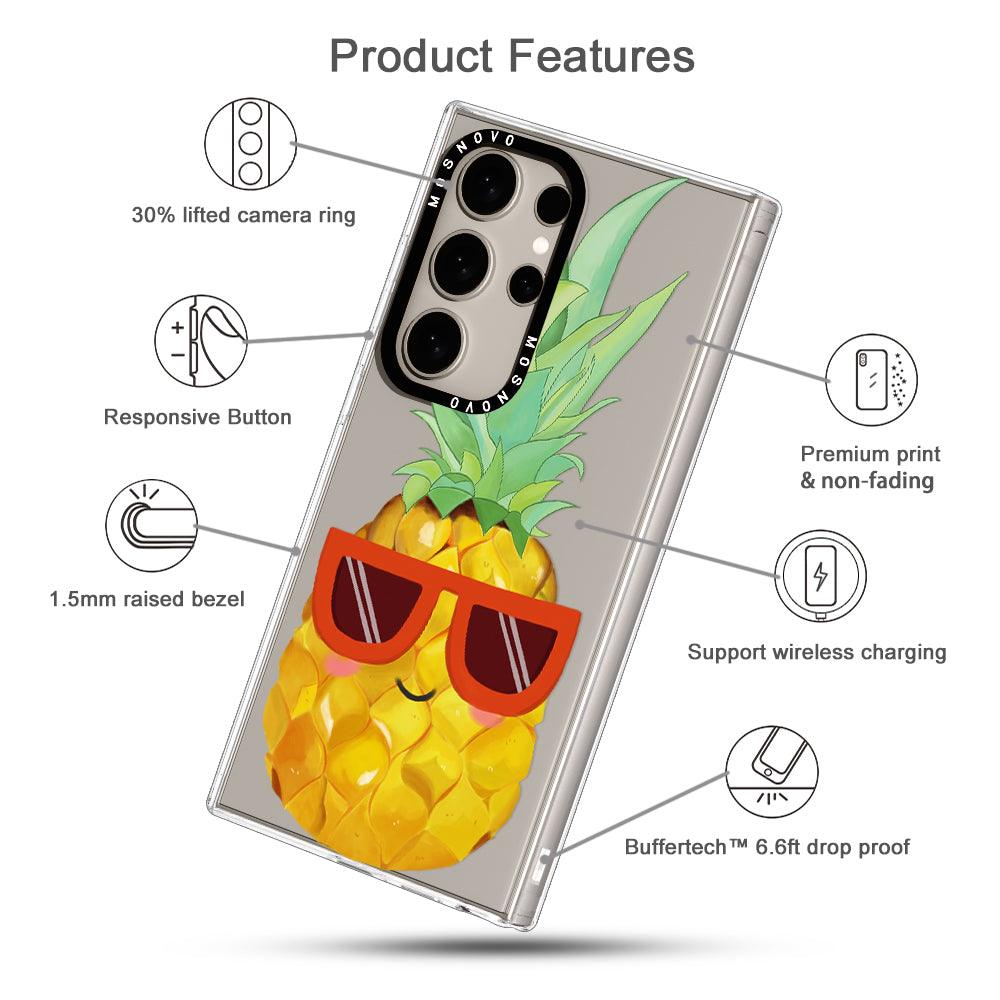 Cool Pineapple Phone Case - Samsung Galaxy S24 Ultra Case - MOSNOVO