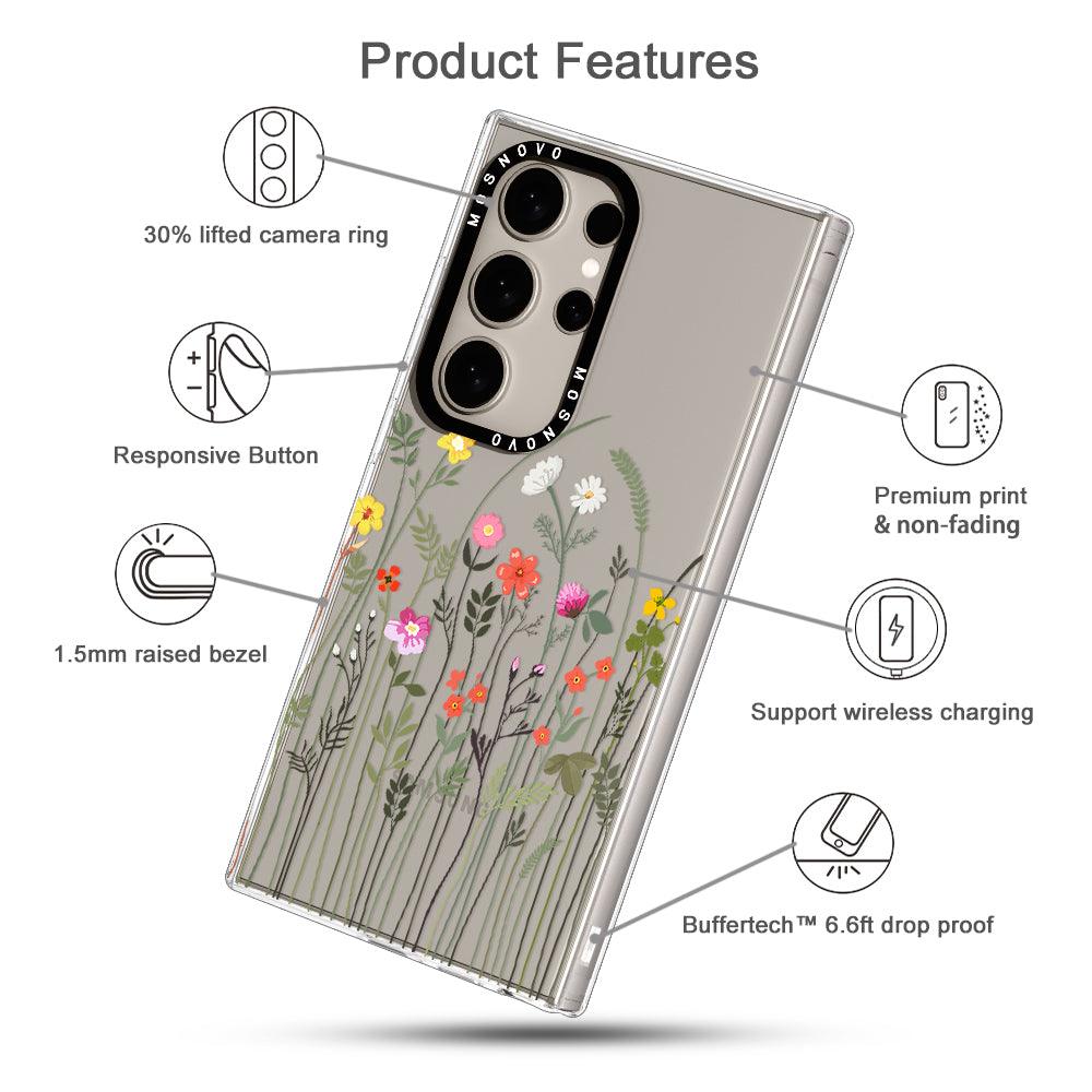 Spring Wildflower Phone Case - Samsung Galaxy S24 Ultra Case - MOSNOVO