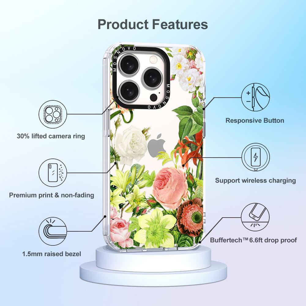 Botanical Garden Phone Case - iPhone 15 Pro Case - MOSNOVO