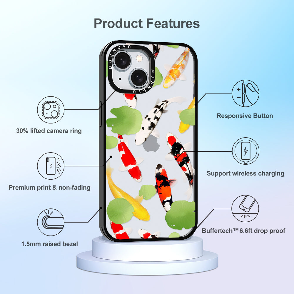 Koi Phone Case - iPhone 15 Plus Case - MOSNOVO