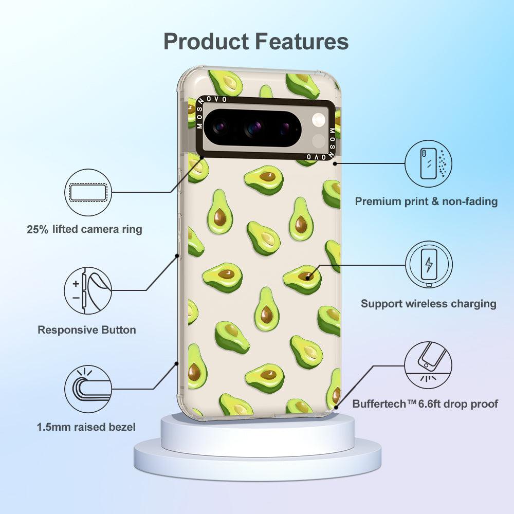 Fleshy Avocado Phone Case - Google Pixel 8 Pro Case - MOSNOVO