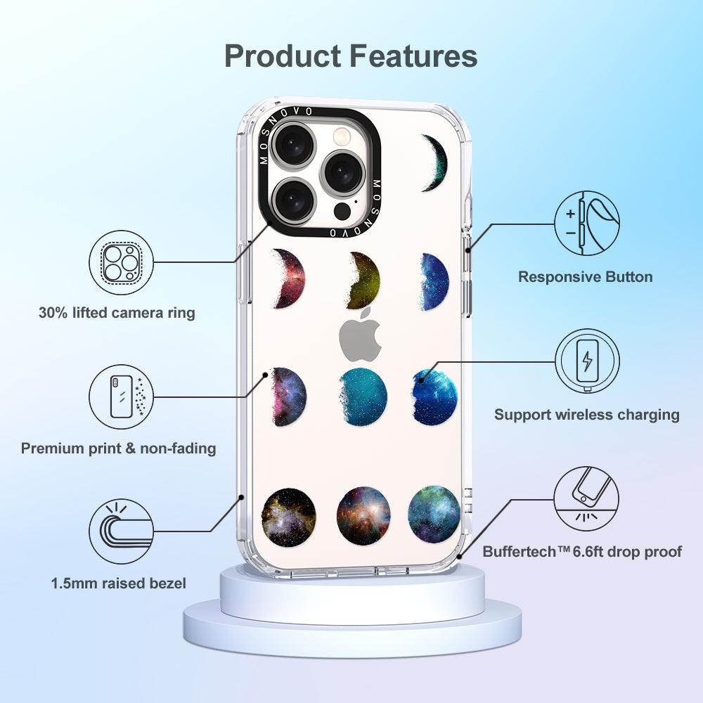 Moon Phase Phone Case - iPhone 15 Pro Max Case - MOSNOVO