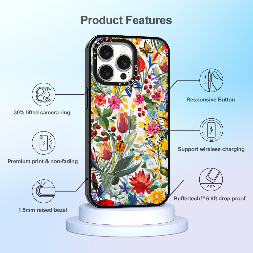 In The Garden Phone Case - iPhone 15 Pro Max Case - MOSNOVO