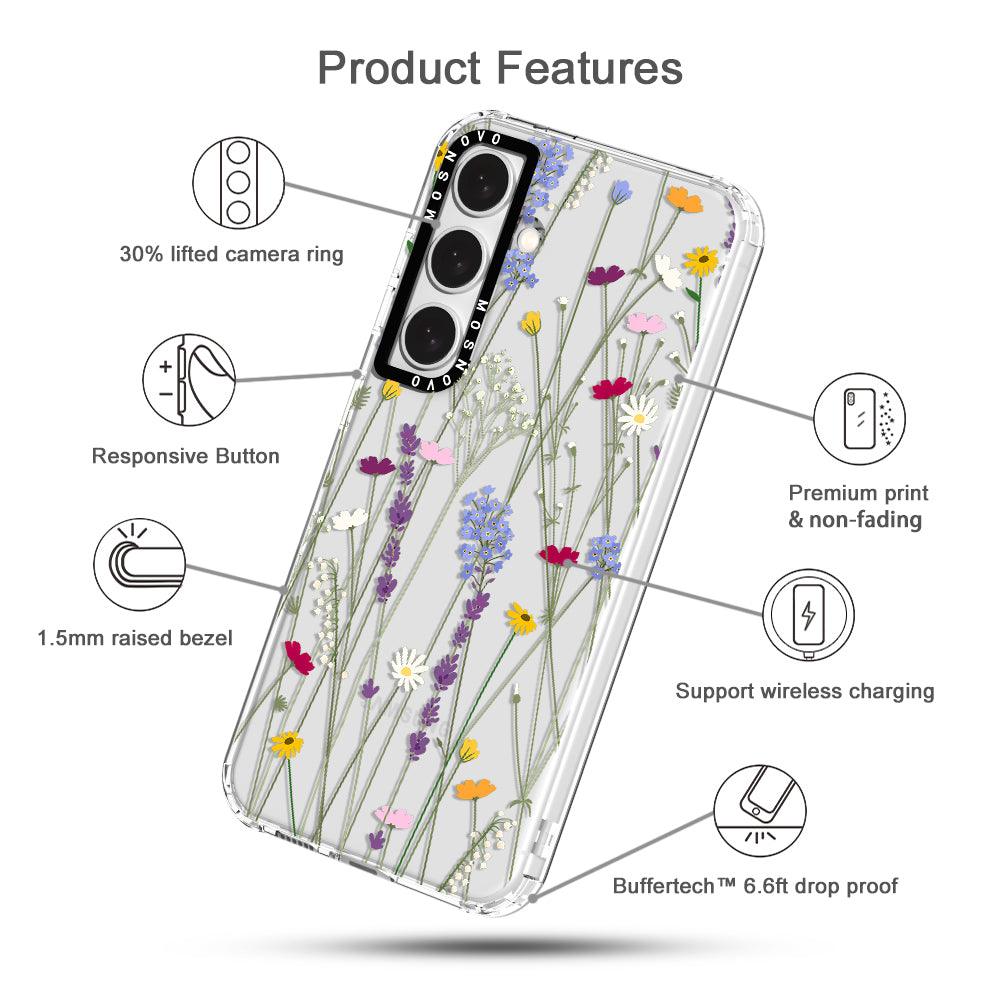 Floral Garden Phone Case - Samsung Galaxy S24 Case - MOSNOVO