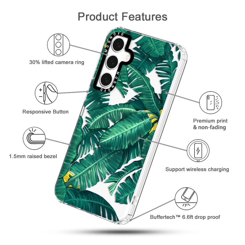 Banana Leaf Phone Case - Samsung Galaxy S23 FE Case