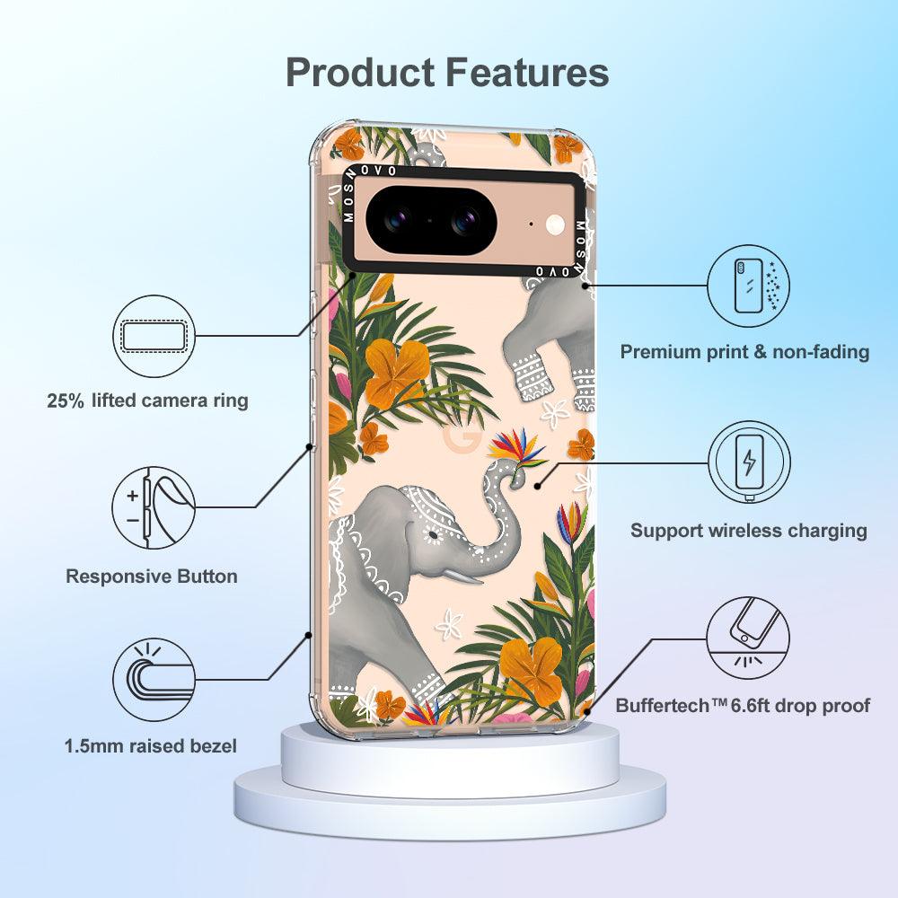 Elephant Phone Case - Google Pixel 8 Case - MOSNOVO