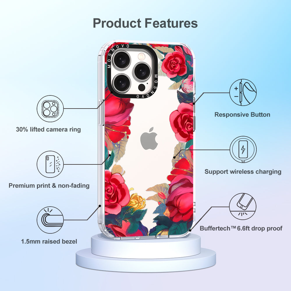 Garden Spell Phone Case - iPhone 15 Pro Max Case - MOSNOVO