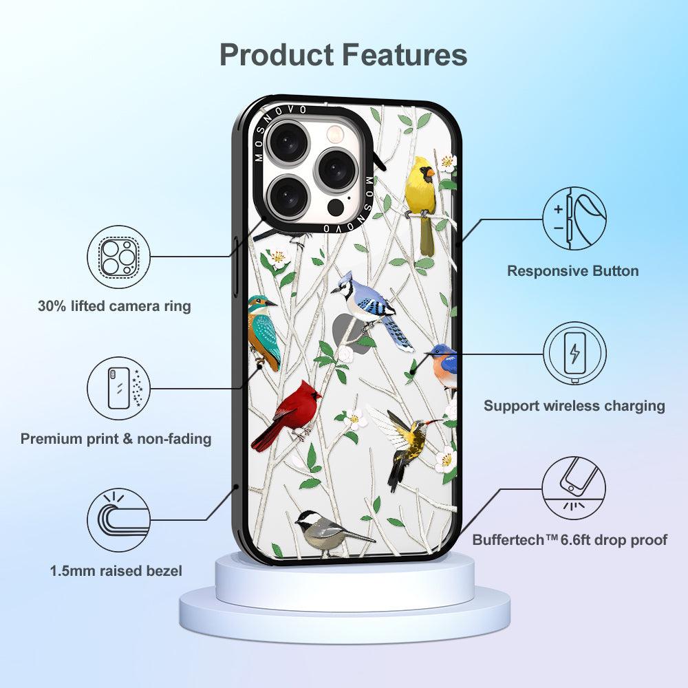 Wild Bird Phone Case - iPhone 15 Pro Max Case - MOSNOVO