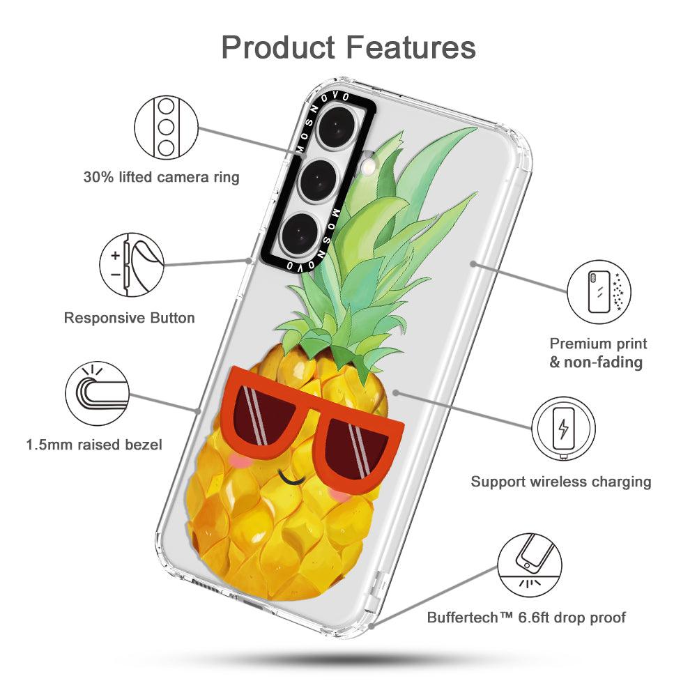 Cool Pineapple Phone Case - Samsung Galaxy S24 Case - MOSNOVO