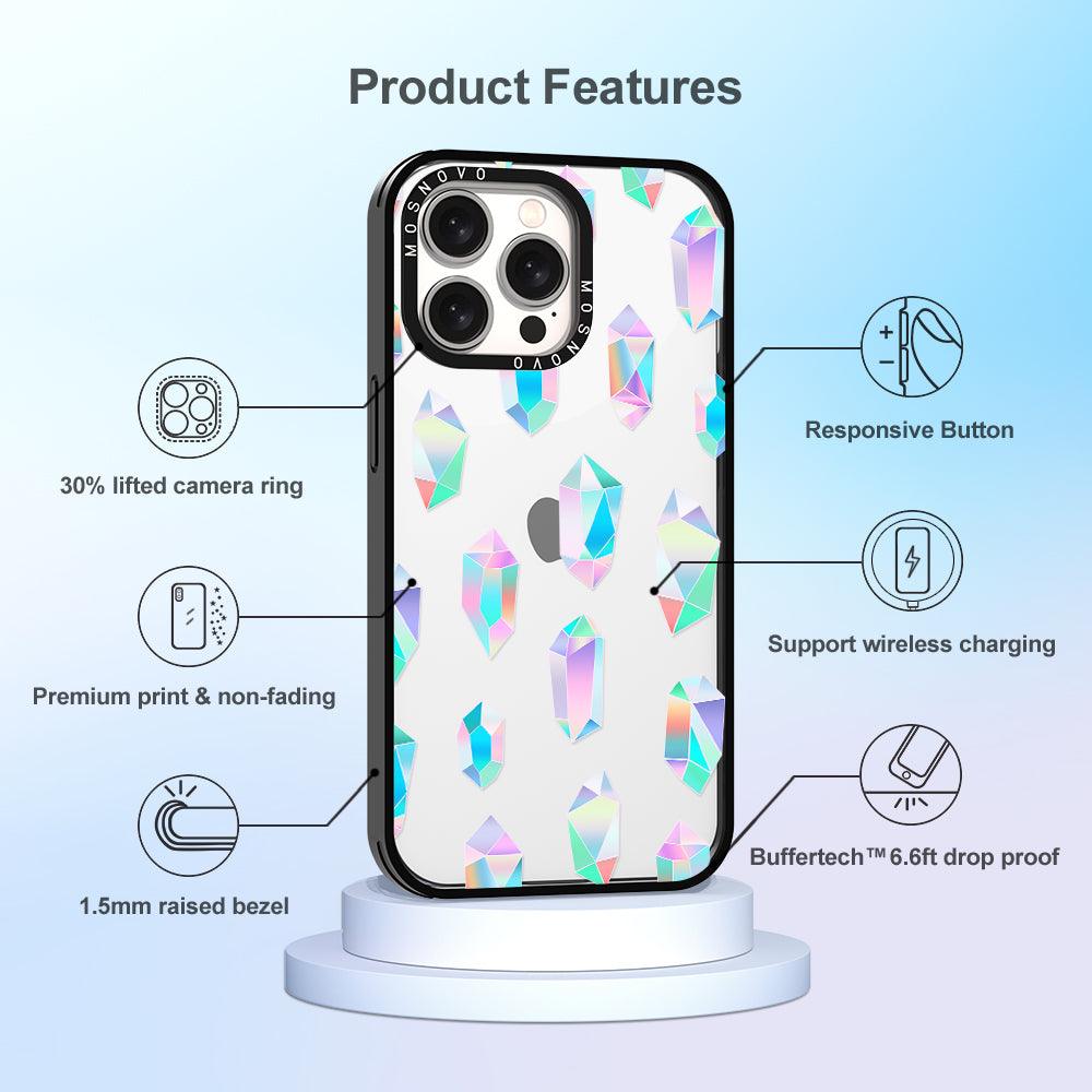 Gradient Diamond Phone Case - iPhone 15 Pro Max Case - MOSNOVO