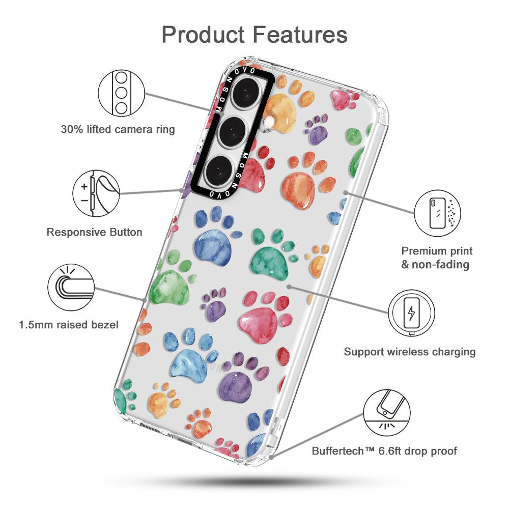 Paws Phone Case - Samsung Galaxy S24 Case - MOSNOVO