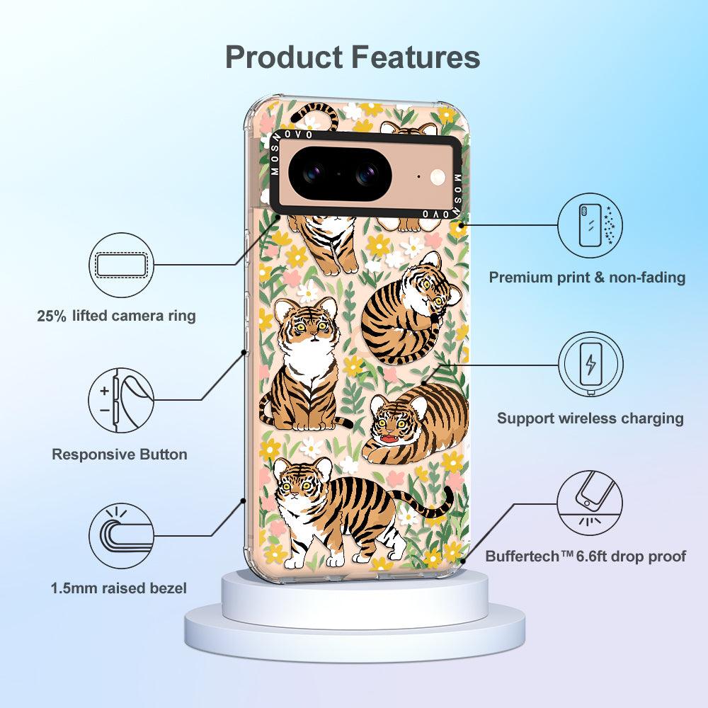 Cute Tiger Phone Case - Google Pixel 8 Case - MOSNOVO