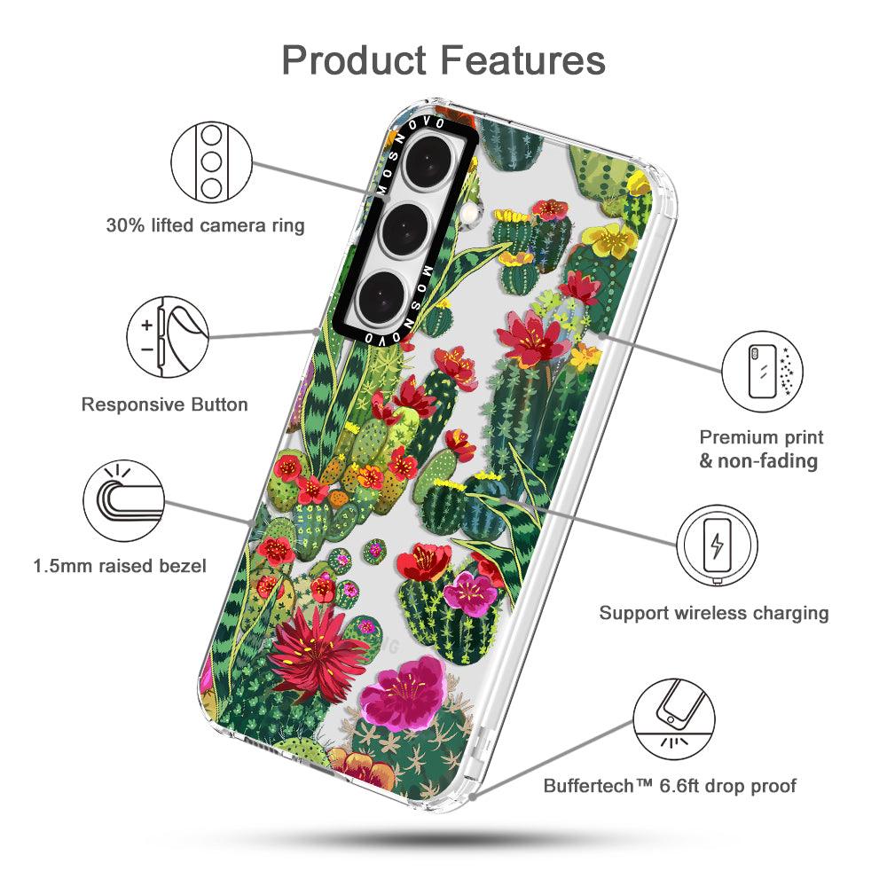 Cactus Garden Phone Case - Samsung Galaxy S24 Plus Case - MOSNOVO