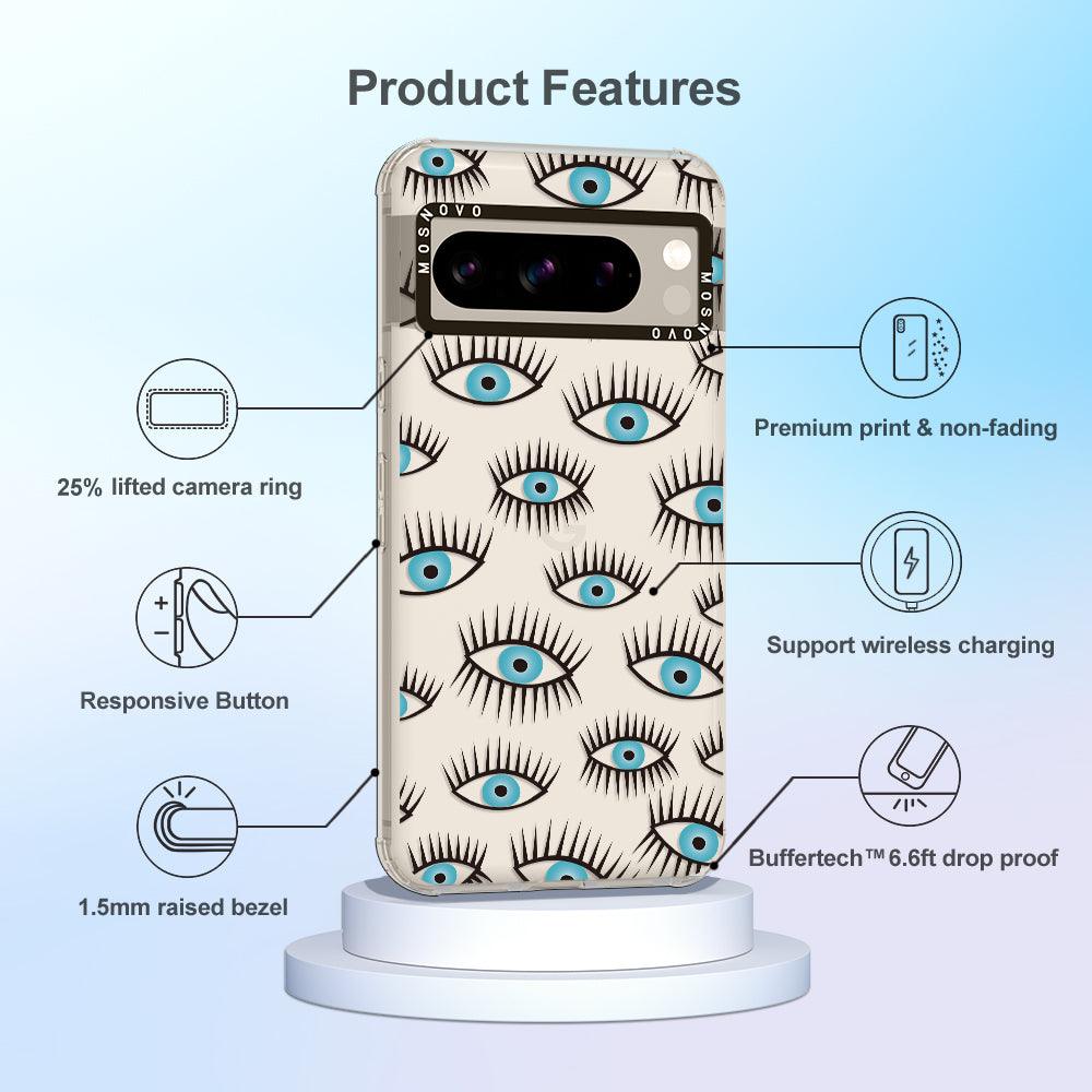 Evil Eye Phone Case - Google Pixel 8 Pro Case - MOSNOVO