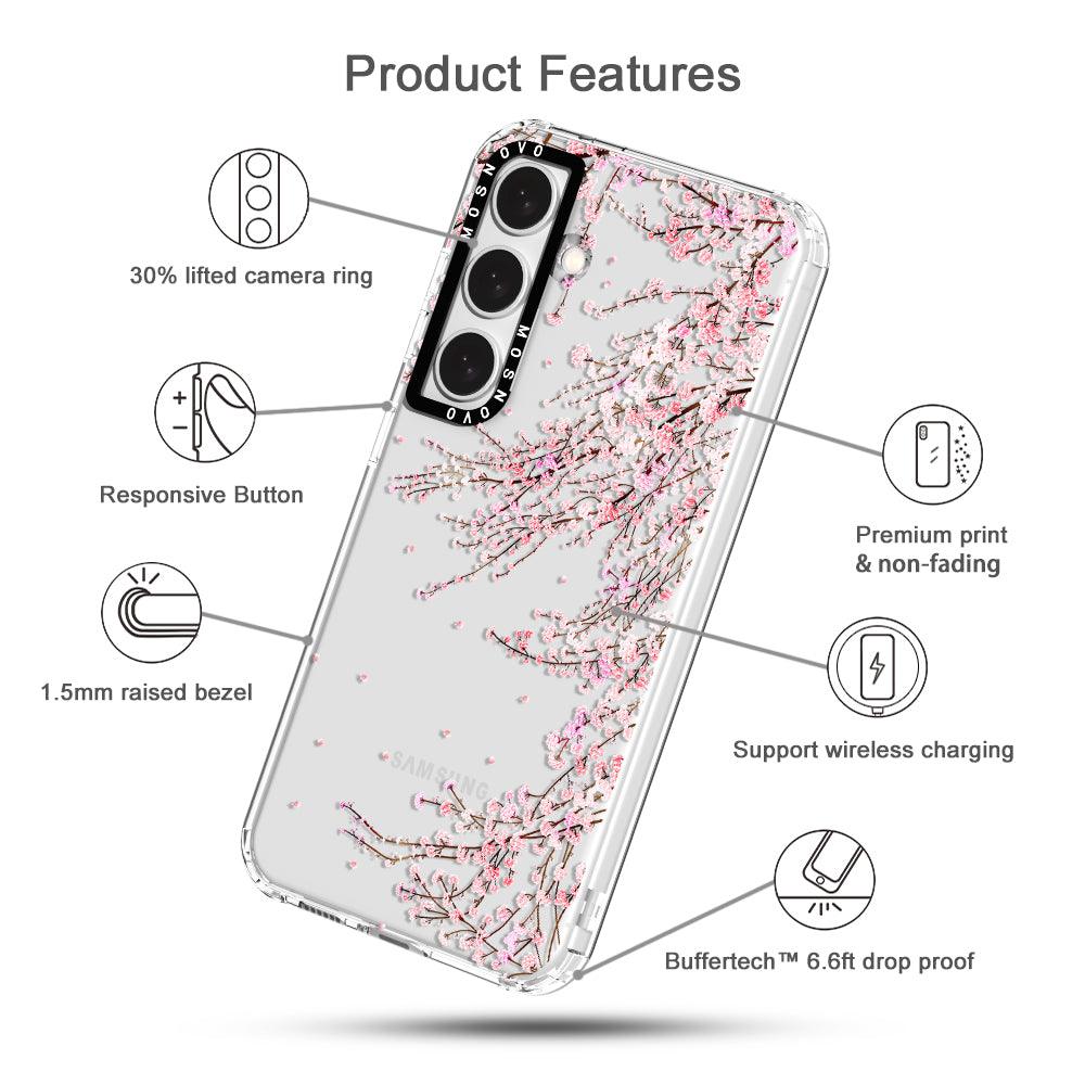 Cherry Blossoms Phone Case - Samsung Galaxy S24 Plus Case - MOSNOVO