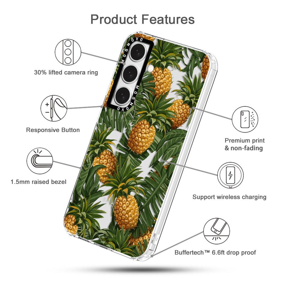 Pineapples Phone Case - Samsung Galaxy S24 Case - MOSNOVO