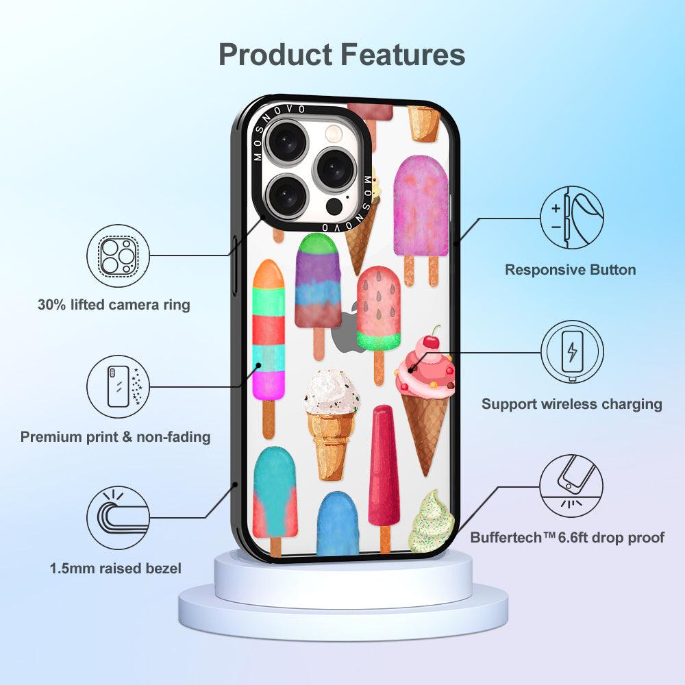 Ice Cream Phone Case - iPhone 15 Pro Max Case - MOSNOVO