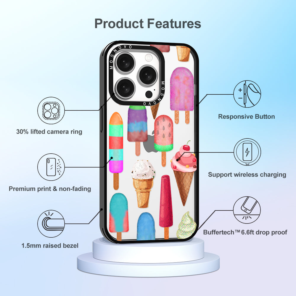 Ice Cream Phone Case - iPhone 15 Pro Case - MOSNOVO