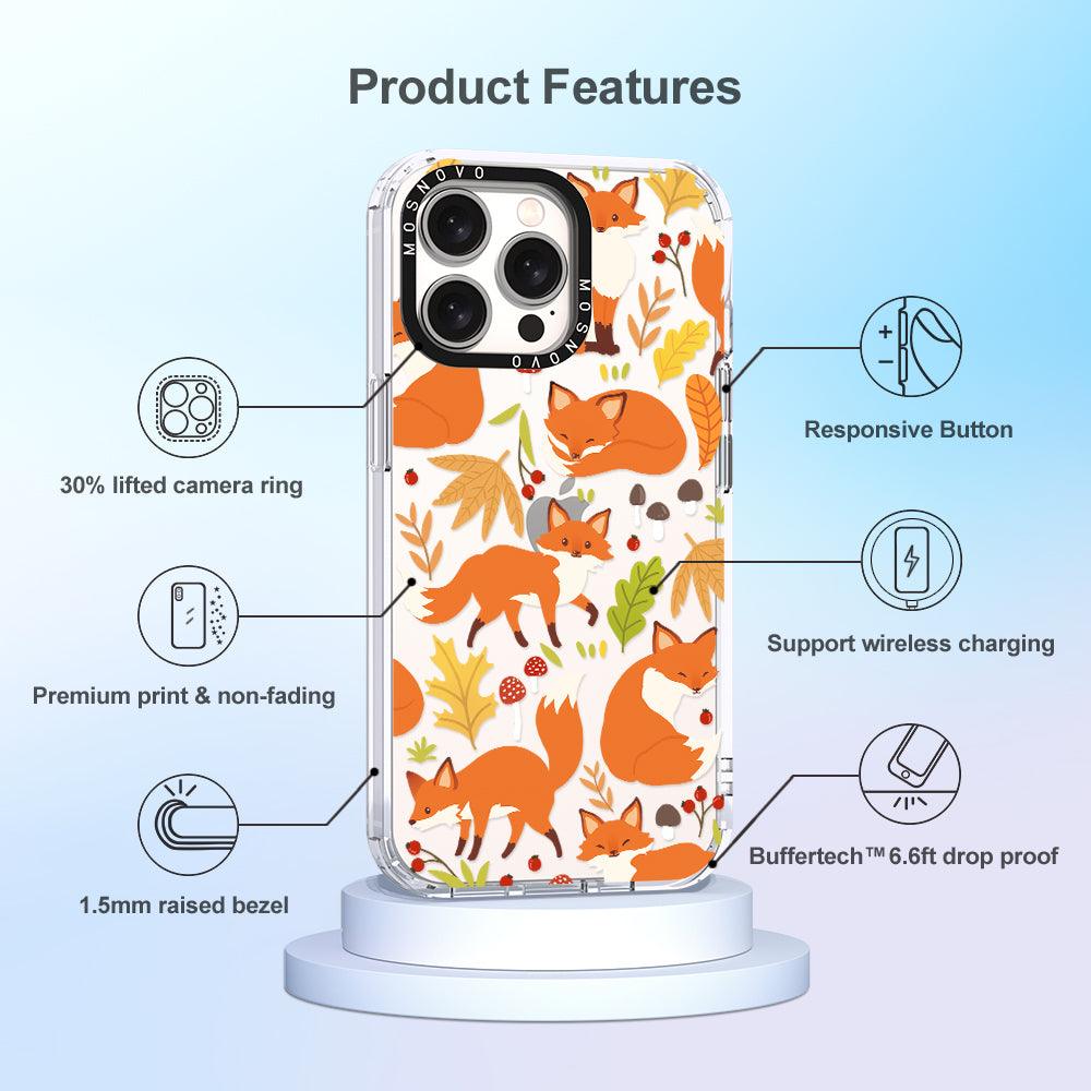 Autumn Fox Phone Case - iPhone 15 Pro Max Case - MOSNOVO