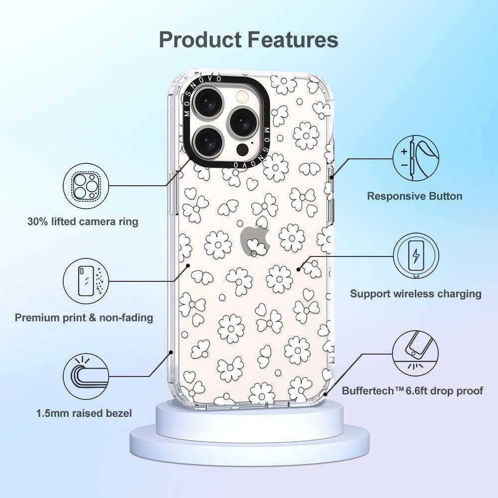 Floret Phone Case - iPhone 15 Pro Max Case - MOSNOVO