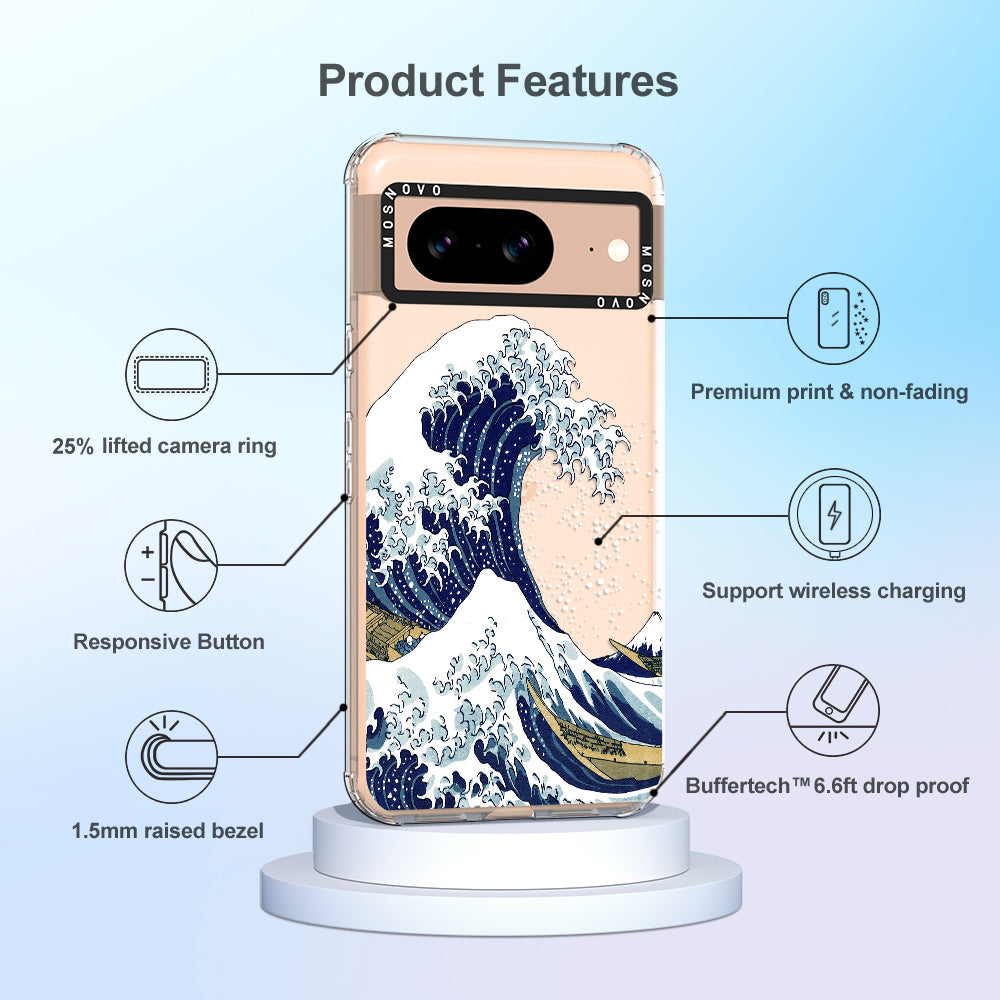 Great Wave Phone Case - Google Pixel 8 Case - MOSNOVO