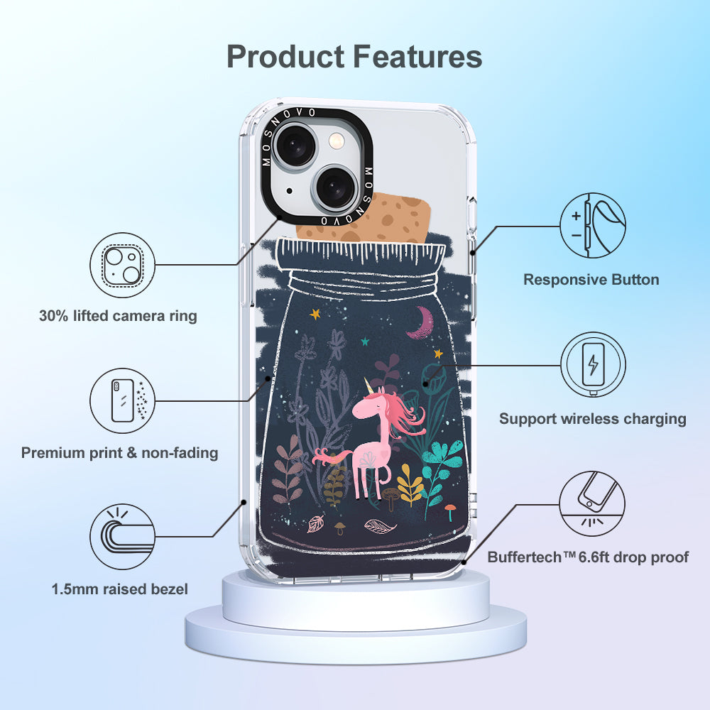 Fairy Unicorn Phone Case - iPhone 15 Case - MOSNOVO