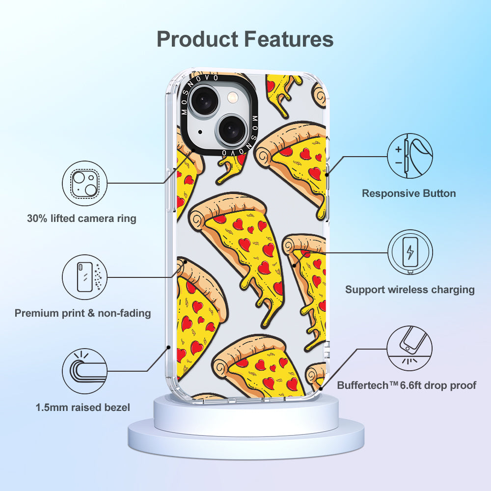 Pizza Phone Case - iPhone 15 Plus Case - MOSNOVO