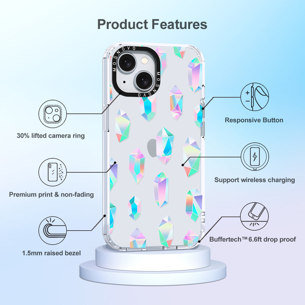 Gradient Diamond Phone Case - iPhone 15 Case - MOSNOVO