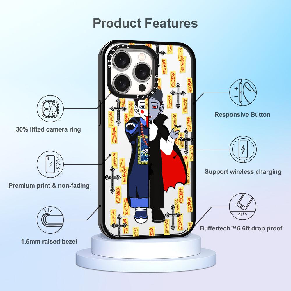 Vampire Vs Jiangshi Phone Case - iPhone 15 Pro Max Case - MOSNOVO