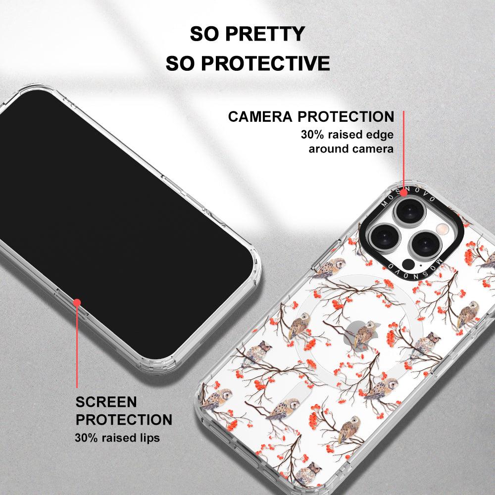 Owl Phone Case - iPhone 15 Pro Max Case - MOSNOVO