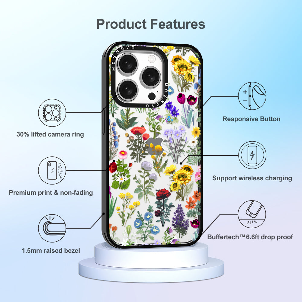 A Colorful Summer Phone Case - iPhone 15 Pro Case - MOSNOVO