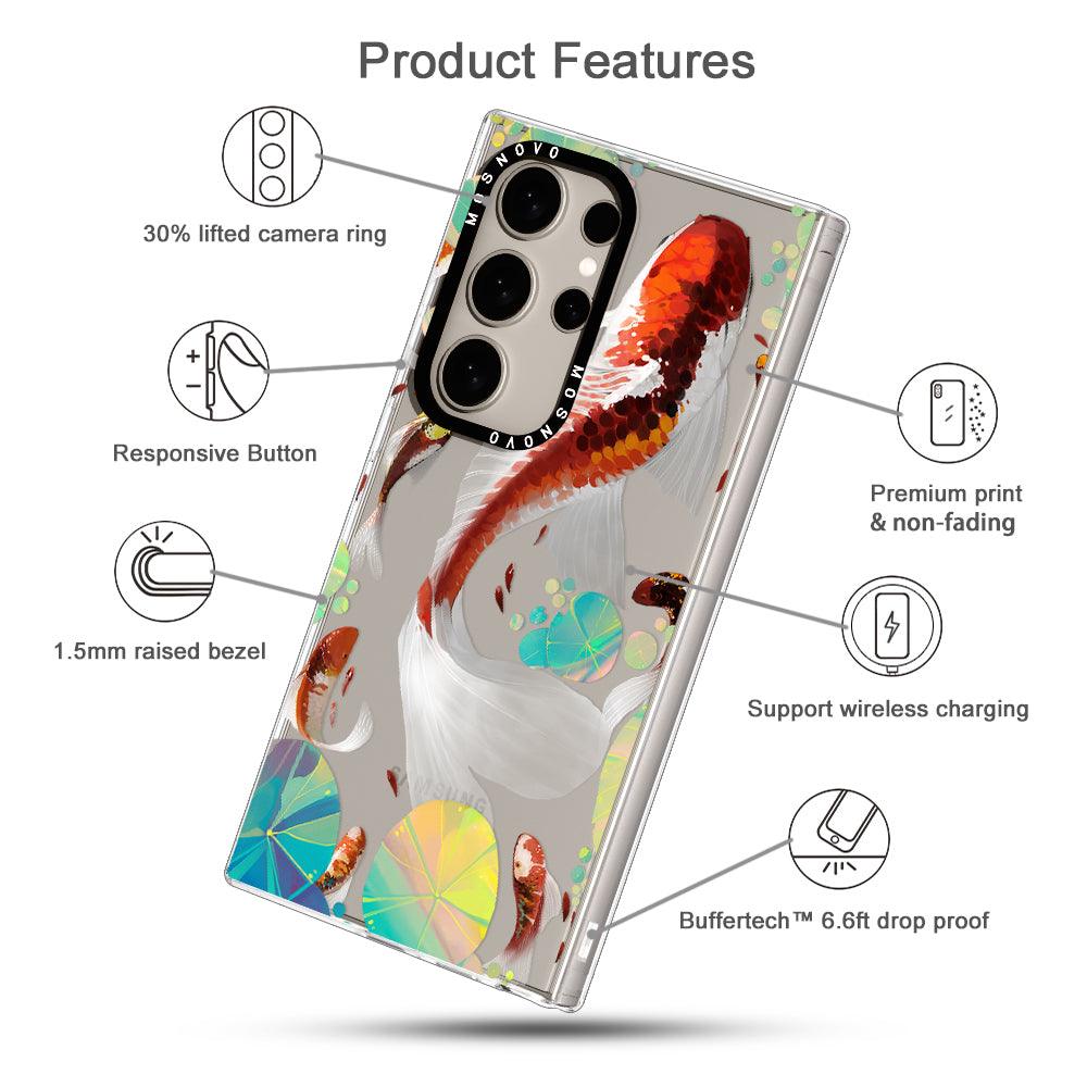 Koi Art Phone Case - Samsung Galaxy S24 Ultra Case - MOSNOVO