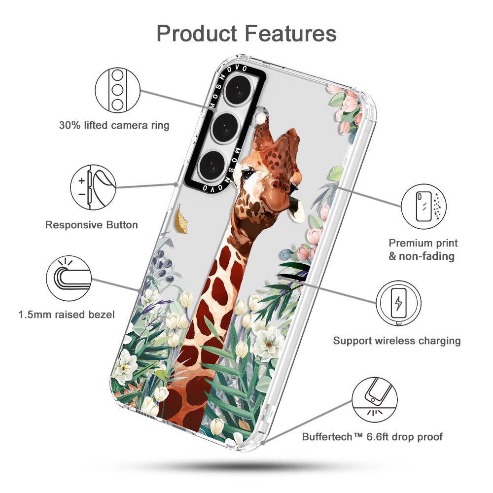 Giraffe Garden Phone Case - Samsung Galaxy S24 Plus Case - MOSNOVO