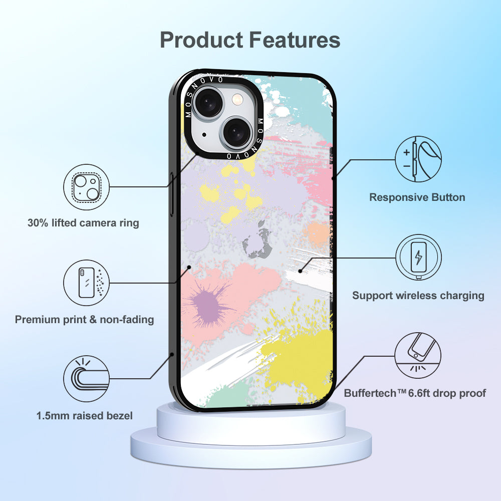 Splash Paint Phone Case - iPhone 15 Plus Case - MOSNOVO