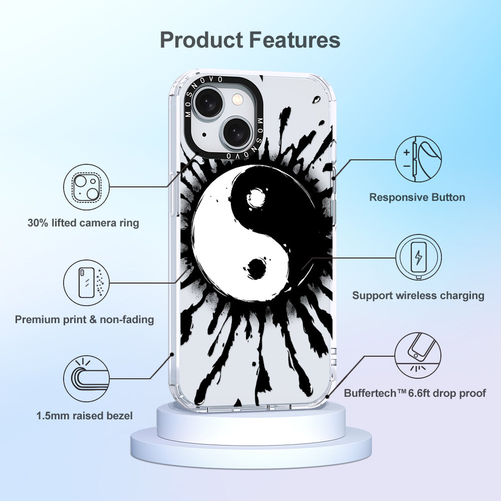 Ying Yang Phone Case - iPhone 15 Case - MOSNOVO